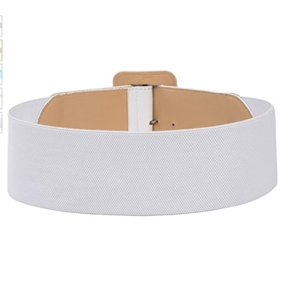 Women\'s Stretchy Belt 1950s 3 Inch Wide main image 4